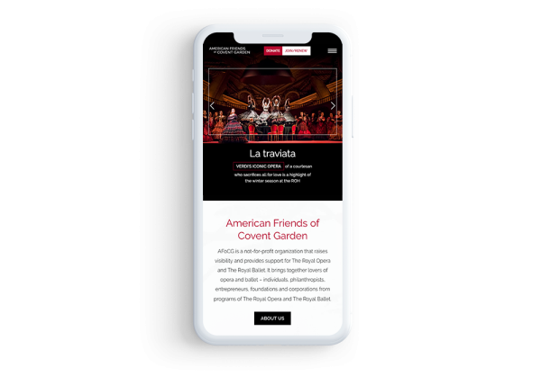 Another nonprofit web design best practice is to optimize your site for mobile devices, which can help you grow your audience. 