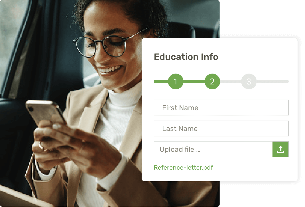 Complex application forms, simplified