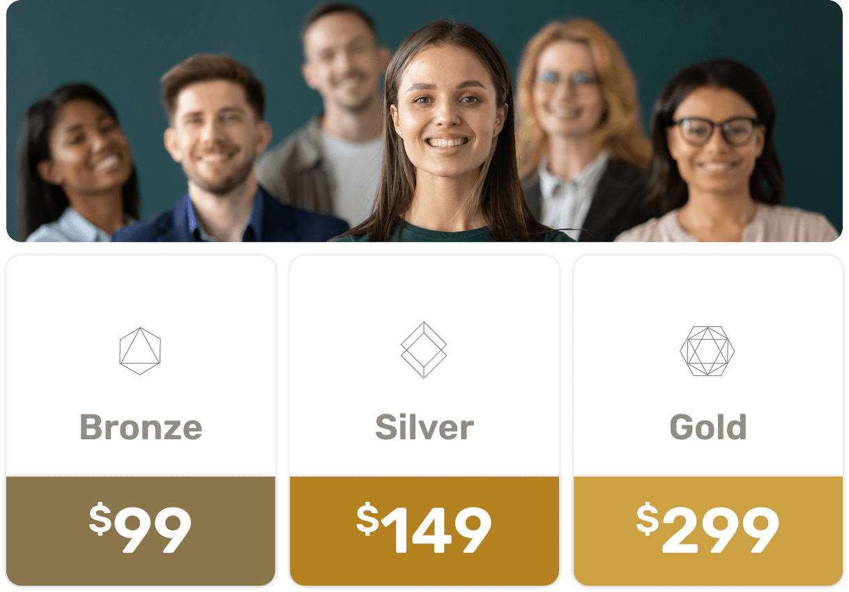 Easy setup of member types and pricing