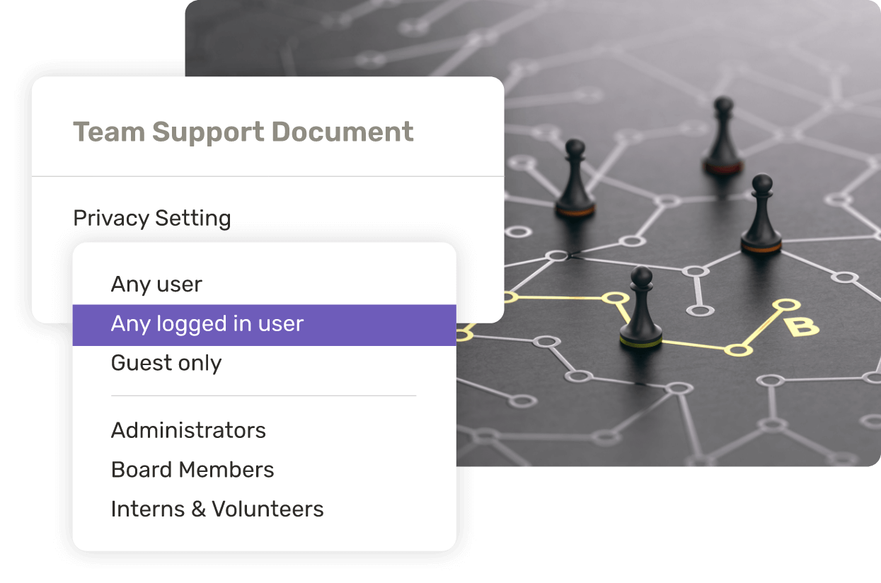 Easily manage who has access